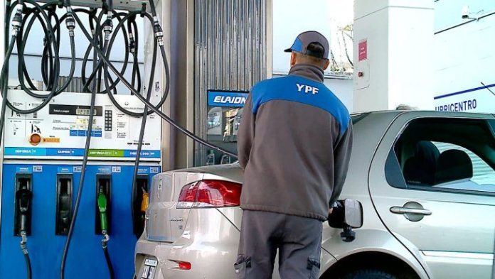 nafta ypf SUBE
