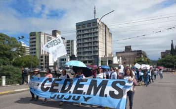 CEDEMS confirmó un paro tras las vacaciones de invierno en Jujuy