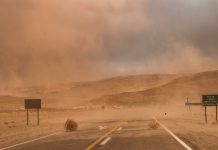 Paso de Jama permanece cerrado por intensas ráfagas de viento