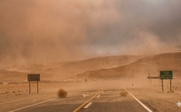 Paso de Jama permanece cerrado por intensas ráfagas de viento