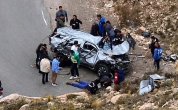 Tragedia en la Cuesta de Lipán: una camioneta cayó por un barranco de 80 metros y murió una mujer
