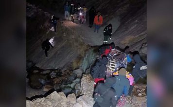 Operativo de rescate en Molulo: asistieron a un hombre de 76 años que quedó varado por el frío extremo