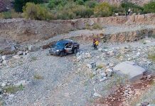 Dramático rescate en Tilcara: un turista pasó horas varado tras desbarrancarse camino a Punta Corral