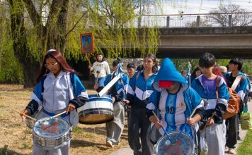 La Banda de Sikuris del Colegio Secundario de Artes Nº 49 de Tilcara acompañará al Señor del Milagro en Salta