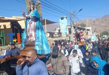 Tilcara entronizó a la Virgen del Rosario y avanza en la preparación de sus fiestas patronales