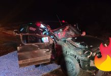 Brutal accidente en Ruta 9: un auto se incrustó contra la parte trasera de un tractor en Colonia San José