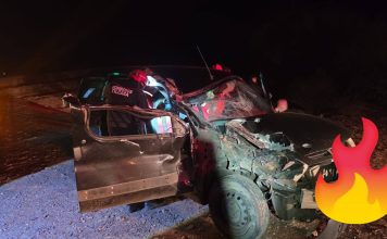 Brutal accidente en Ruta 9: un auto se incrustó contra la parte trasera de un tractor en Colonia San José