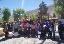 Sikuris que dejan huella: bandas de Tilcara fueron reconocidas por cuidar el camino a Punta Corral