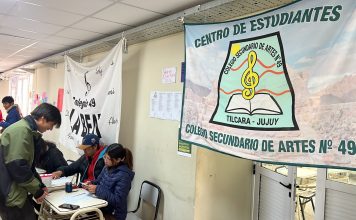 El Colegio de Arte N.º 49 de Tilcara eligió por primera vez a su Centro de Estudiantes: ganó la lista 161